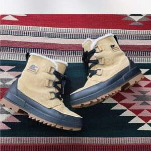 Sorel Torino II Parc Shearling Waterproof Lace Up Boots